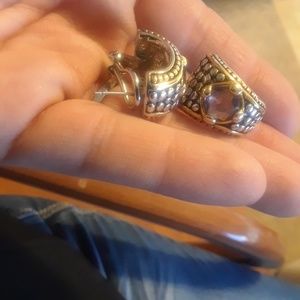 SOLD Silver, gold, & purple